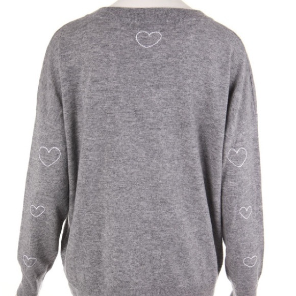 REPEAT Cashmere V-Neck Sweater, XS - Picture 3 of 9